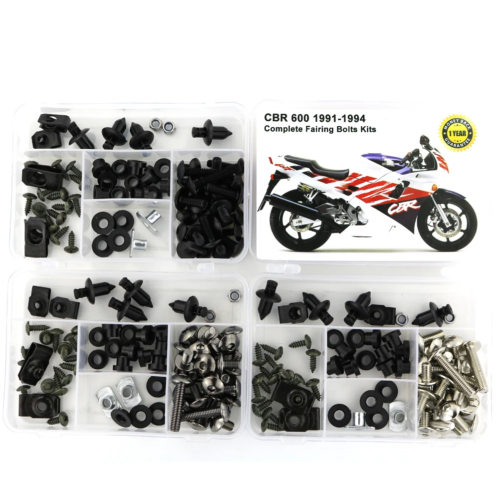 Подходит для Honda CBR600 CBR 600 1991 1992 1993 1994 мотоциклетные полный обтекатель Болты