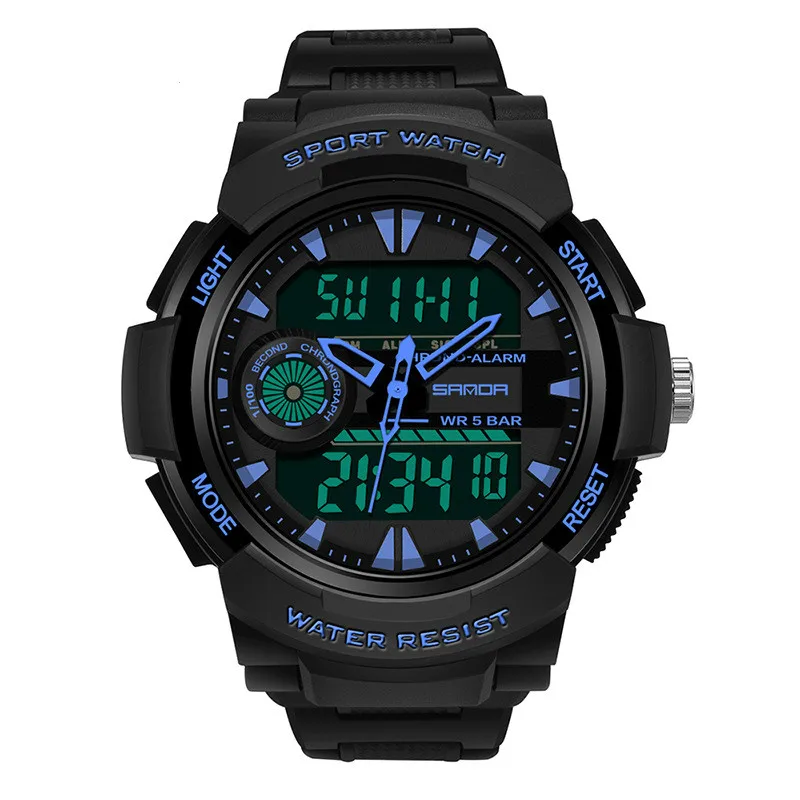 

Explosion Style Fashion Watch Korean Leisure Simple Sports Waterproof Multifunctional Electronic Digital Watch Fashion & Casual