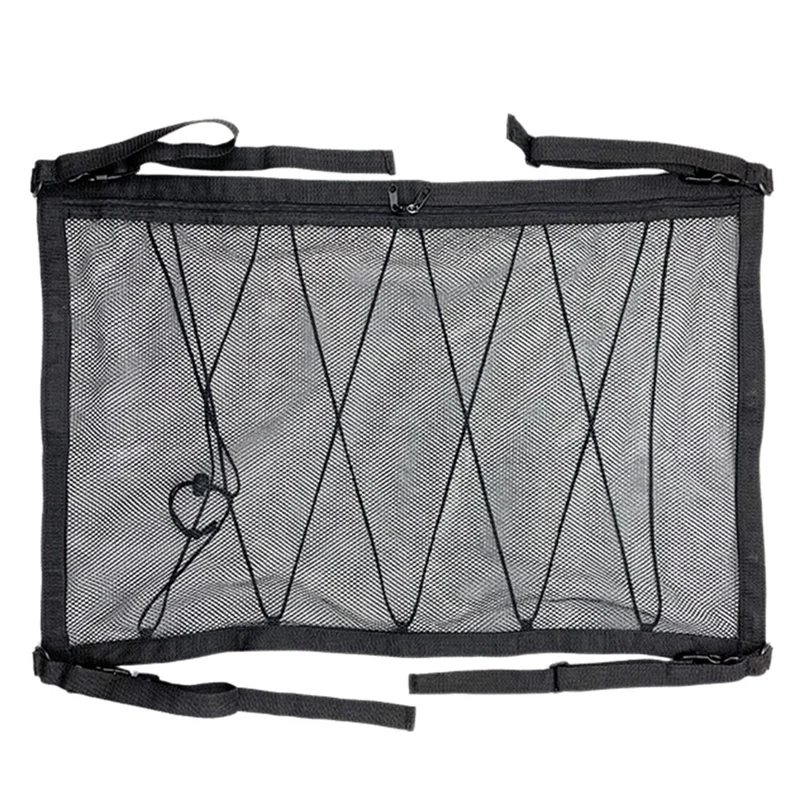 

78X52CM Universal Car Trunk Luggage Storage Net Pocket Roof and Ceiling Storage Net Suitable for Car SUV