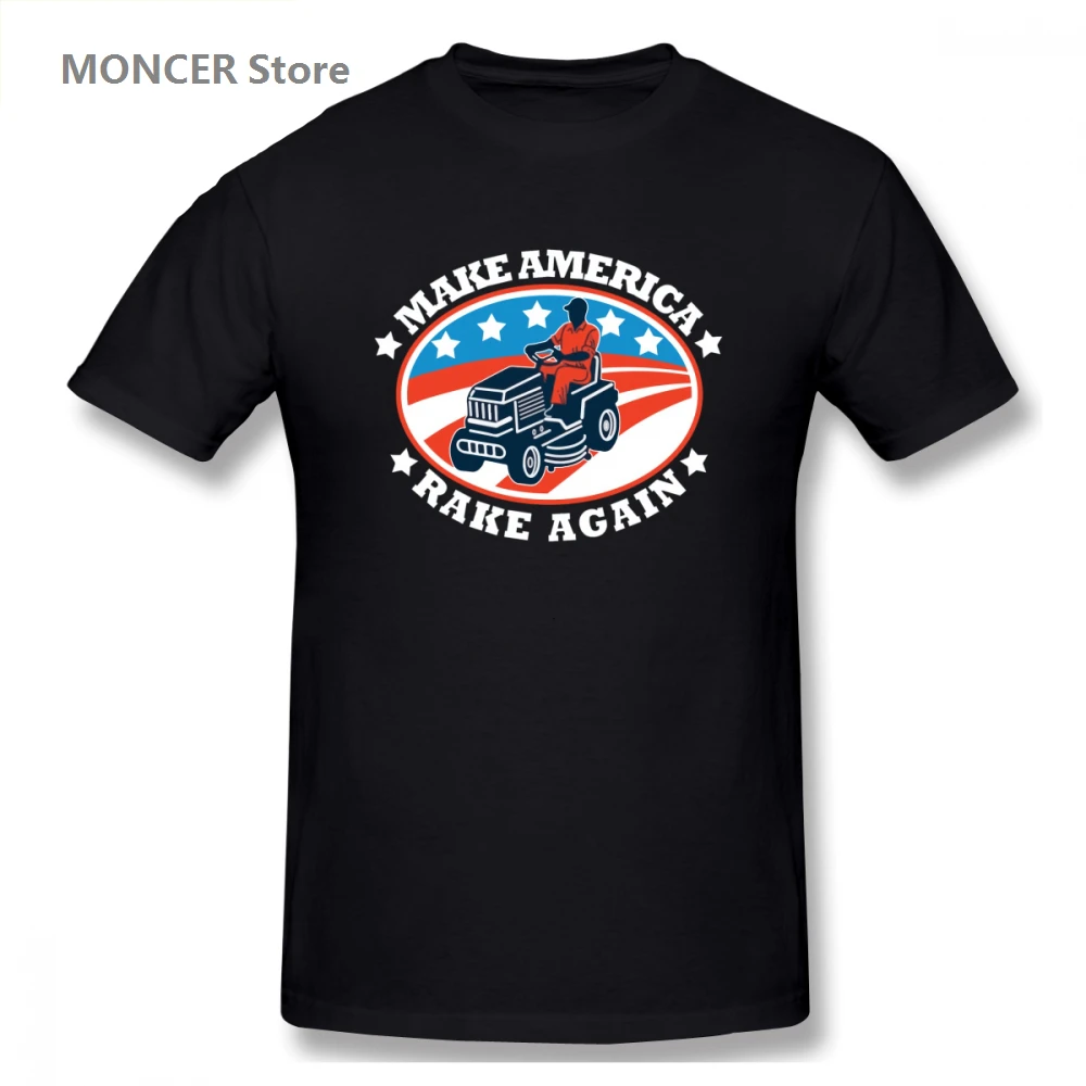 

Make America Rake Again Four Seasons Total(1) Novelty Men's Basic Short Sleeve T-Shirt Many colors casual t-shirts