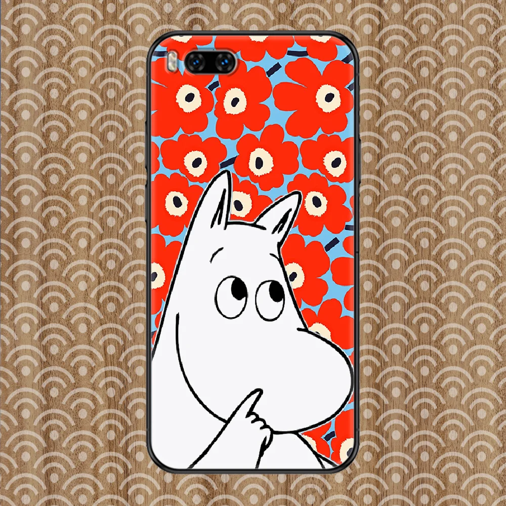 

Moomines Cartoon Phone case For Xiaomi Mi Max Note 3 A2 A3 8 9 9T 10 Lite Pro Ultra black silicone back soft bumper tpu funda