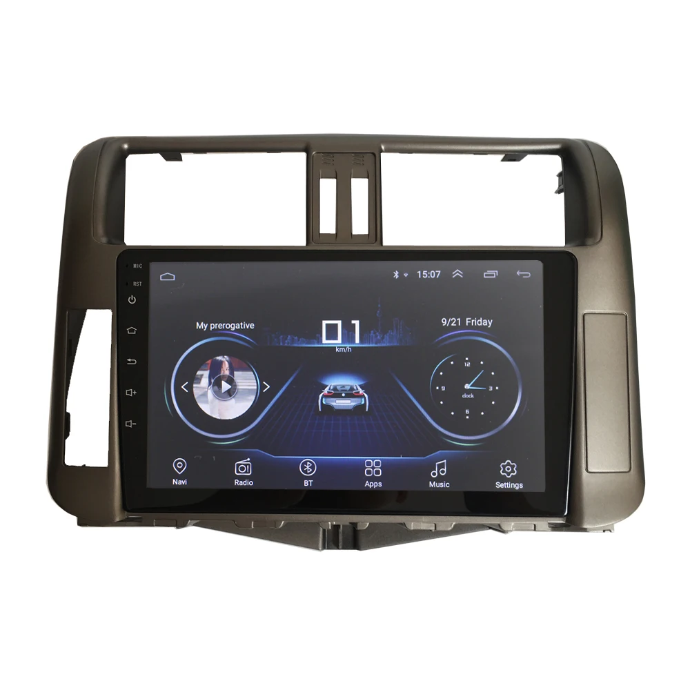 Автомагнитола HANG XIAN 2 din для Toyota Prado 2010-2013 автомобильный dvd-плеер с GPS-навигацией