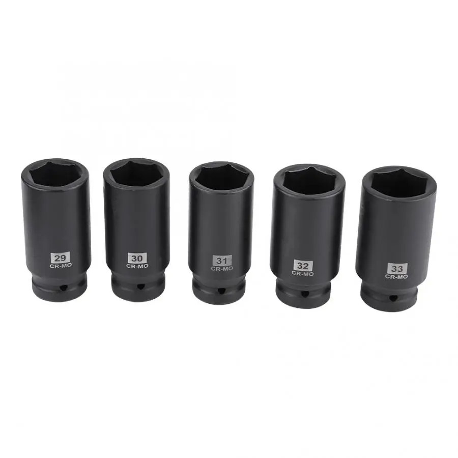 Набор гаек с шестигранной головкой 9 шт. 1/2 дюйма комплект для приводной оси 29 мм 30