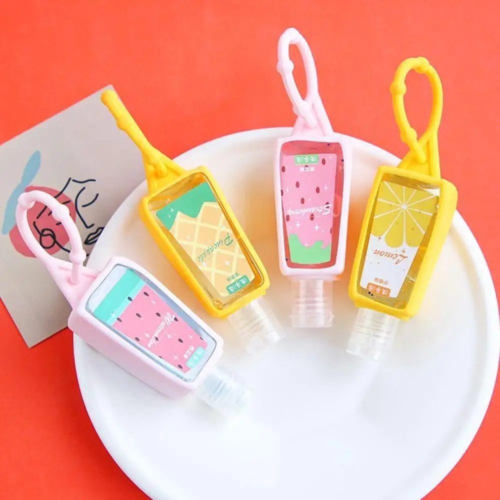 30 мл случайный цвет многоразовые миниатюрный антисептик для рук фруктовые