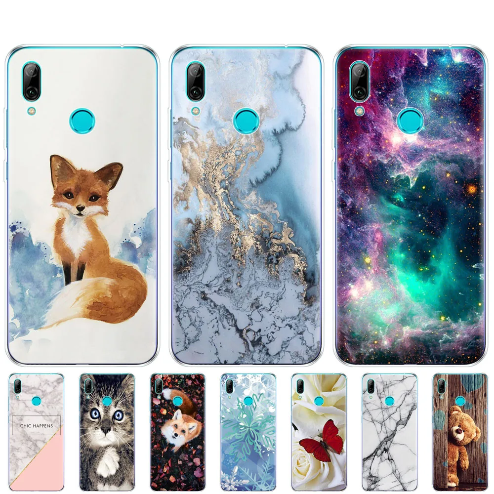 Чехол для Huawei y7 Prime 2019 силиконовая задняя крышка из ТПУ мягкий чехол телефона Y7 Y 7