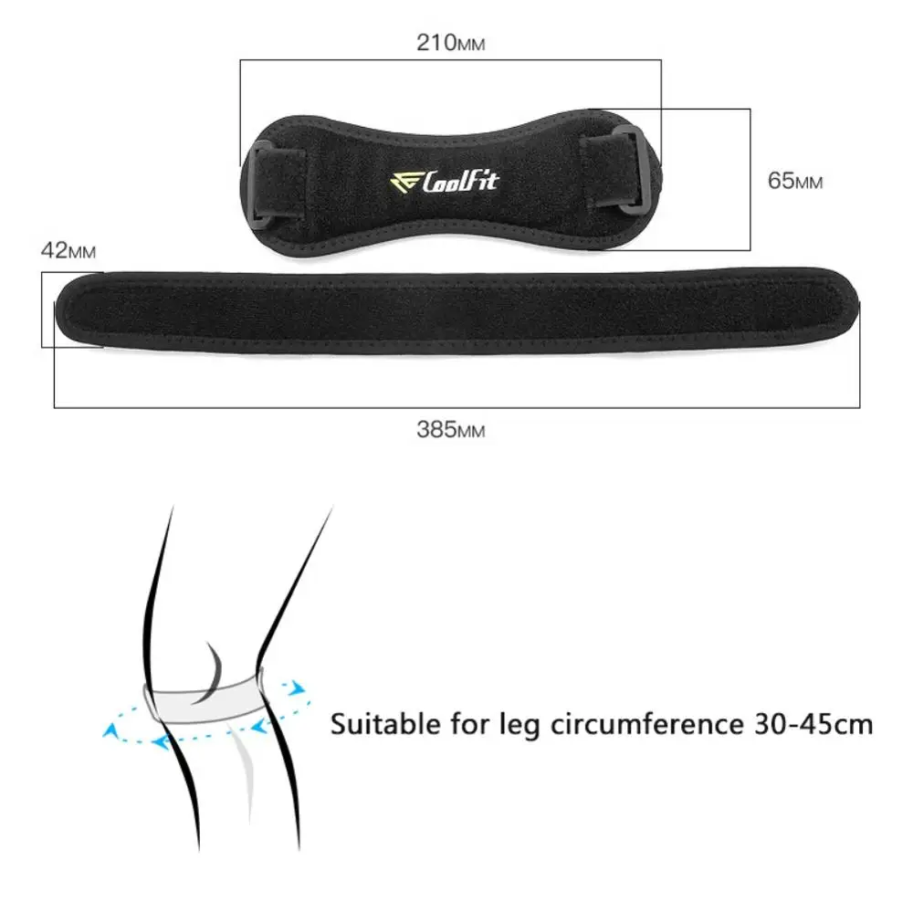 

Sports Knee Pain Relief Brace Adjustable Patella Stabilizer Knee Strap Belt Support Hiking Running Tennis