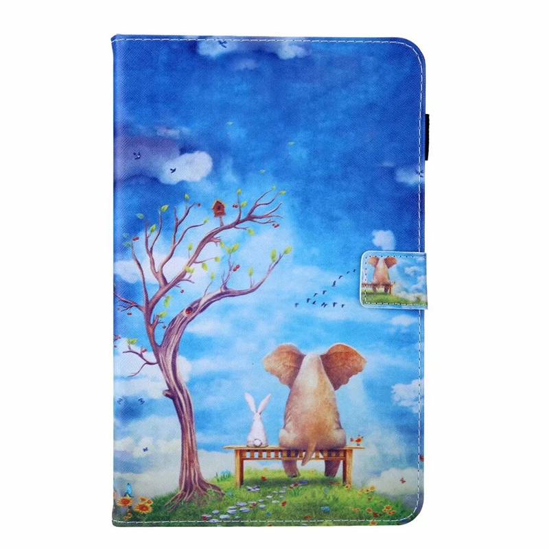 Tablet Funda Capa for Samsung Galaxy Tab A 8.0 inch 2019 SM-P200 P205 Slim Folding Flip Stand PU Leather Wallet Case Cover + pen |