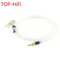 top hifi 4 43 52 5mm balanced 7nocc silver plated headphone upgrade cable for he1000 he400s he560 oppo pm 1 pm 2 pm 1 2