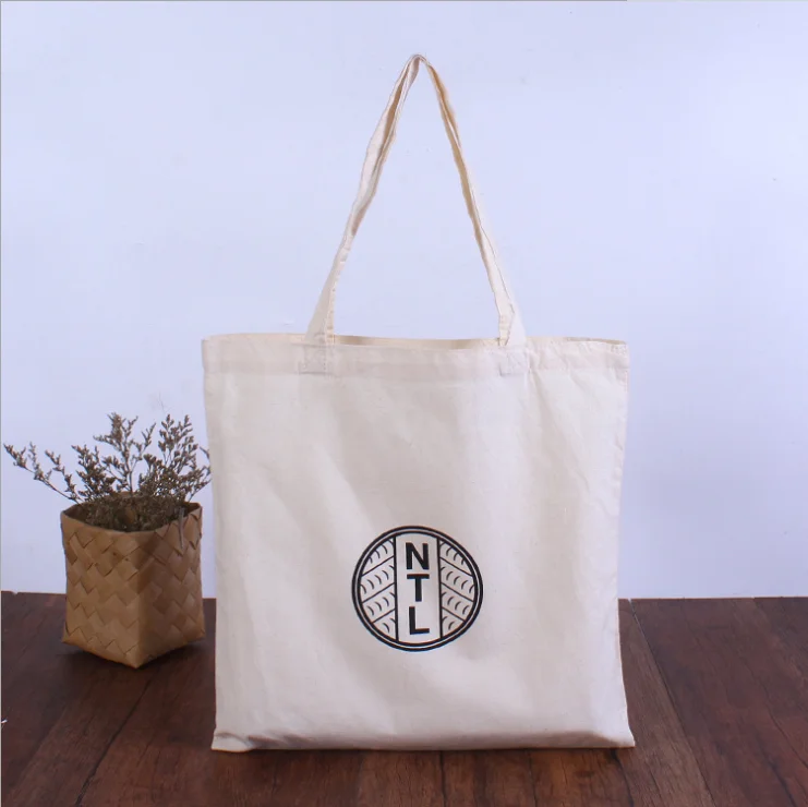 

Unisex Handbags Custom Canvas Tote Bag Print Text Your Design Grocery Daily Use Reusable Cotton Travel Casual Shopping Bag