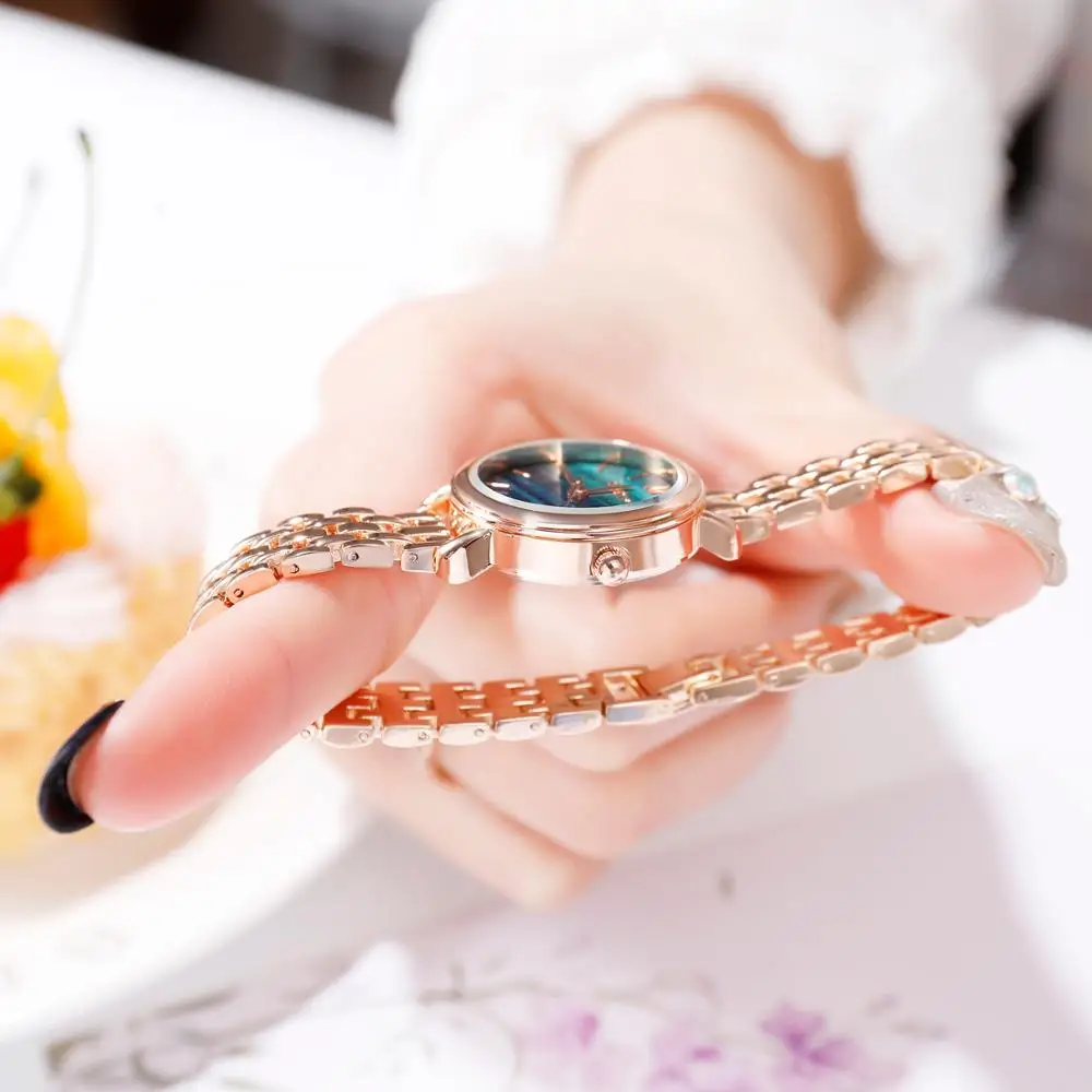 Часы браслет бренда gaity Роскошные Очаровательные кварцевые часы модные женские