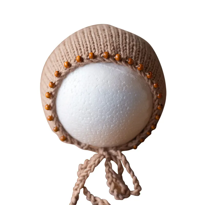 

2020 Handmade Newborn Photography Hat Baby Photoshooting Props Knitted Mohair Hat Infant Photo Studio Hat And Cap Accessories