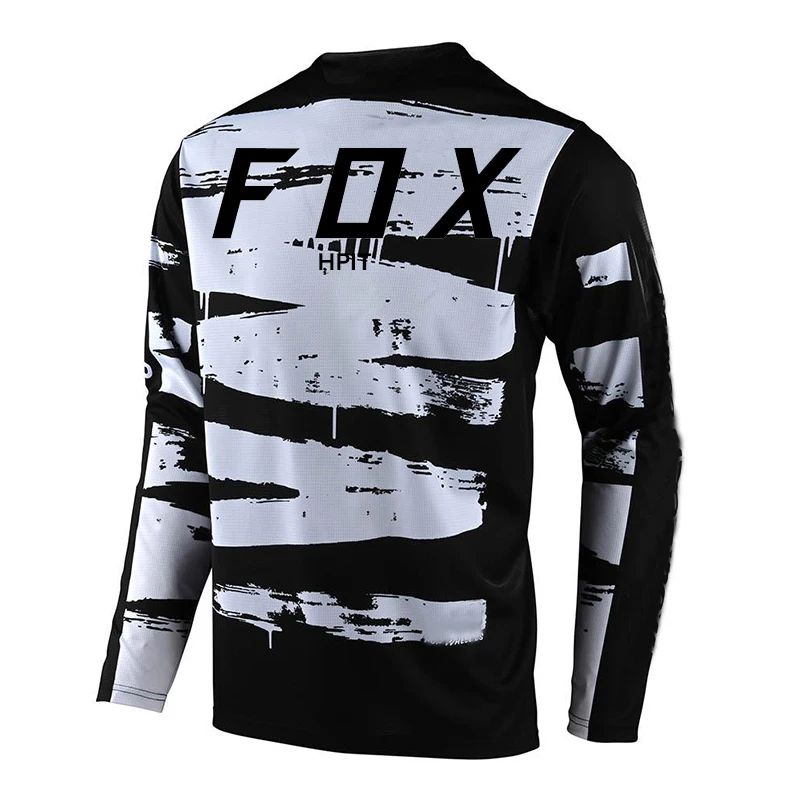 

2021 Motorcycle Mountain Bike Team Downhill Jersey Hpit Fox MTB Offroad MX Bicycle Locomotive Shirt Cross Country Mountain Bike