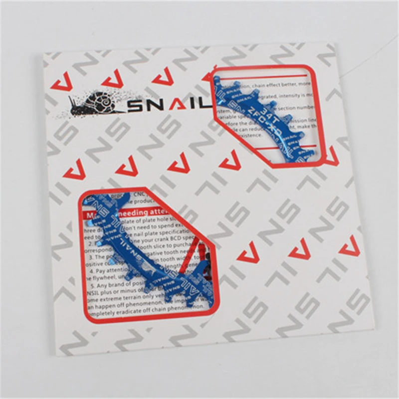 Велосипедная шатуна SNAIL 104BCD узкая широкая овальная круглая Цепь 32-42T запчасти для