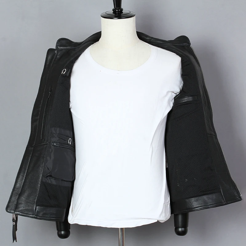 2020 Модный Профессиональный мотоциклетный Байкерский жилет из воловьей кожи