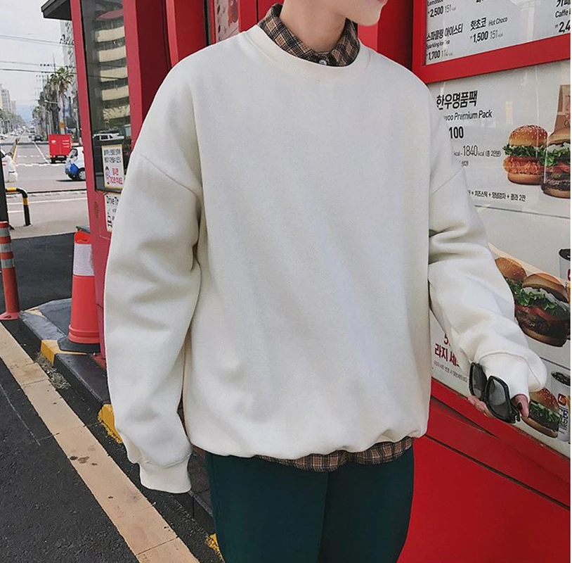 Мужские толстовки Харадзюку большого размера 2019 мужская и женская уличная