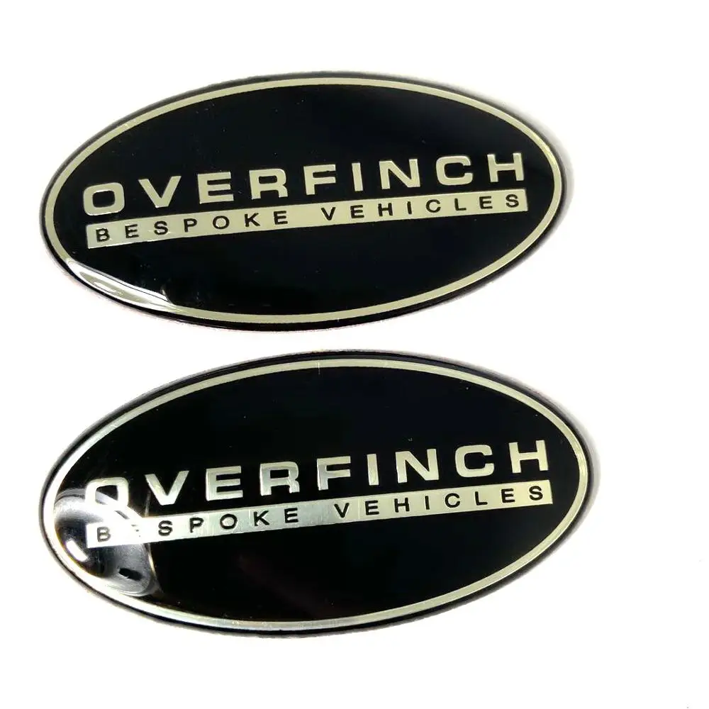 Эмблема из смолы для переднего и заднего капота грузовика 2 шт. 86x43 мм