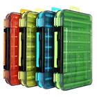 Двухсторонняя коробка для рыбалки с 12 отделениями, водонепроницаемый органайзер для хранения приманки и крючков, контейнер для чехла, аксессуары для ловли карпа