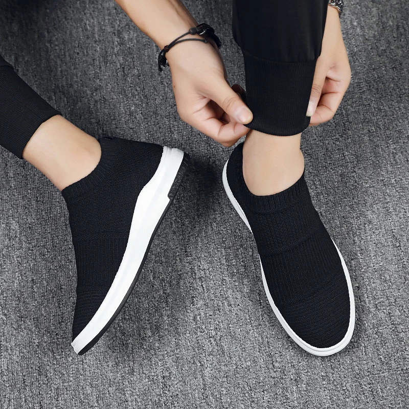 UNN Men Sneakers 2020 Summe Mesh Casual Shoes Running For Breathable Soft Sole Slip-on Man 38-46 | Обувь