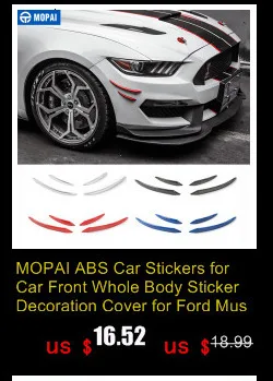 MOPAI ABS украшение для салона рулевого колеса автомобиля накладка наклейки для Ford Mustang