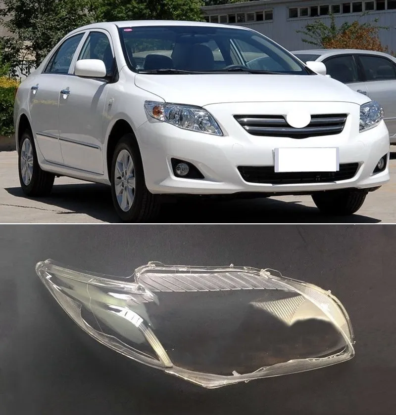 Чехол Lofty Richy Прозрачный Абажур для лампы чехол передней фары Toyota Corolla 2007 2008 2009
