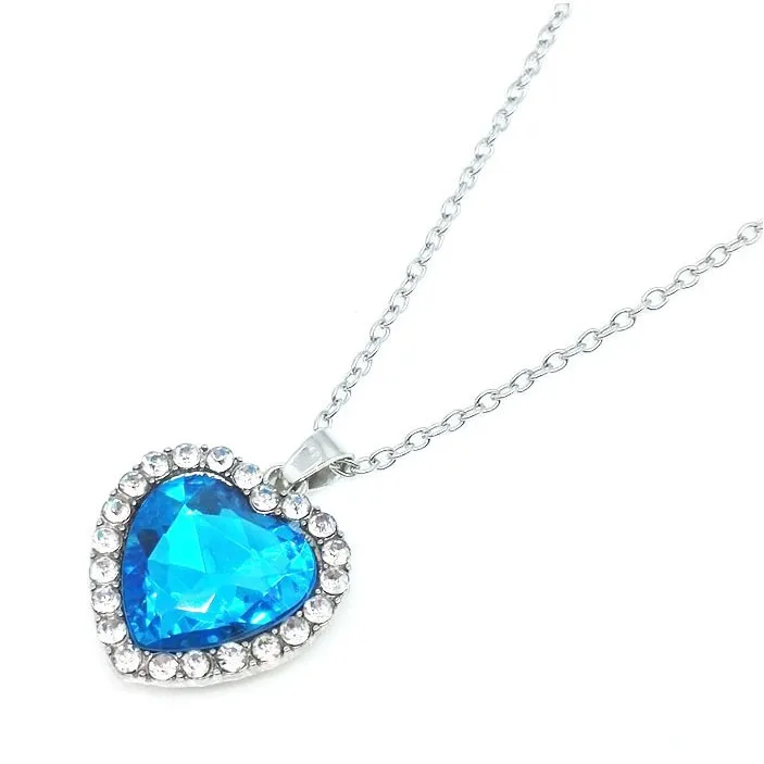 Корейский Поп простой классический сплав с украшением в виде кристаллов Сердце