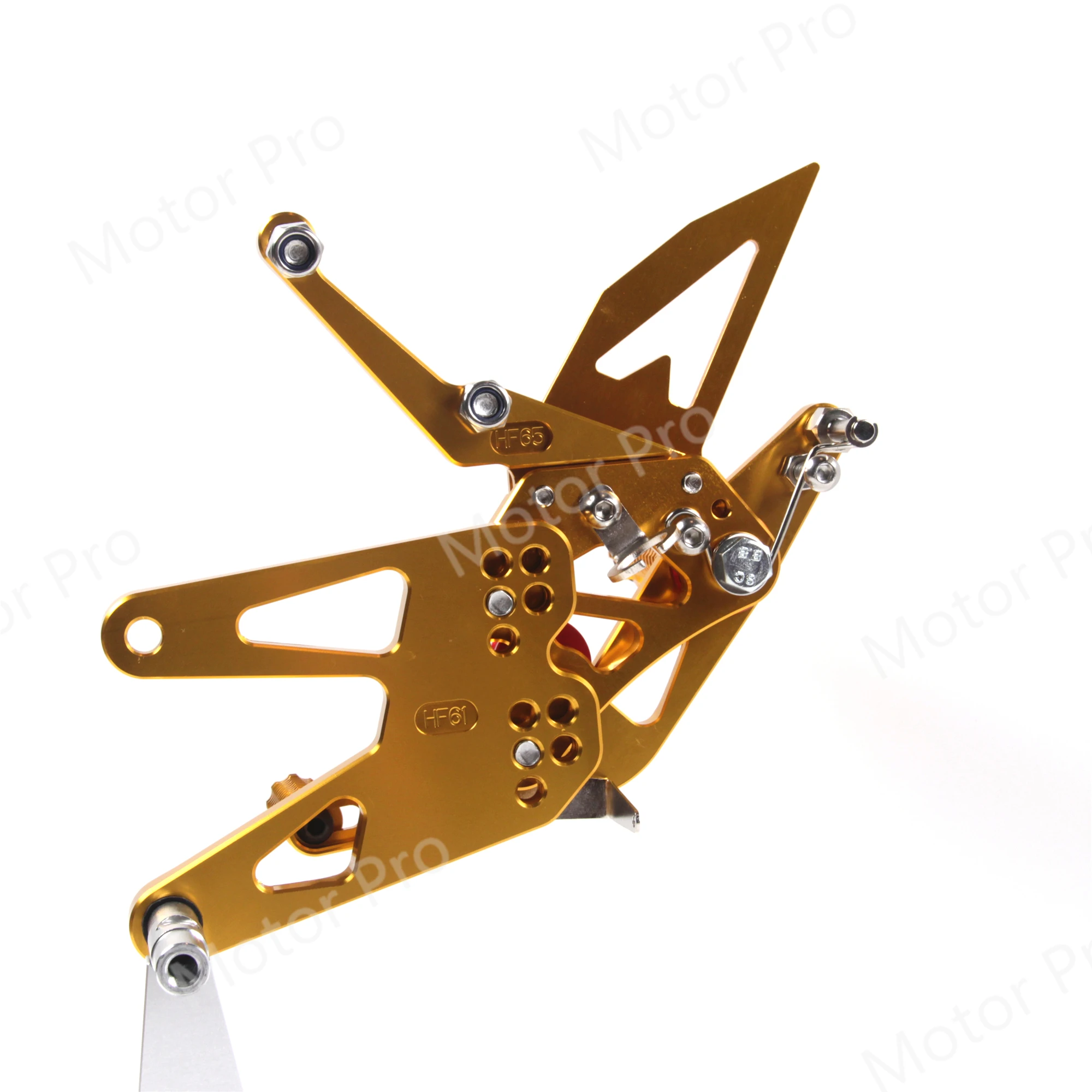 Adjustable Footrests For Yamaha YZF R6 2003 2004 2005 Motorcycle Accessories Foot Rests Pegs Rearsets Pedal YZF-R6 03 04 05 Gold |