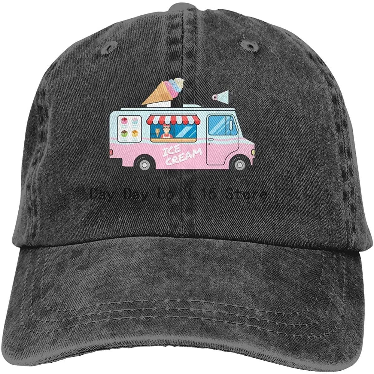 

Кепка-фургон для мороженого, винтажная потертая ковбойская Кепка, Снэпбэк кепки для взрослых унисекс