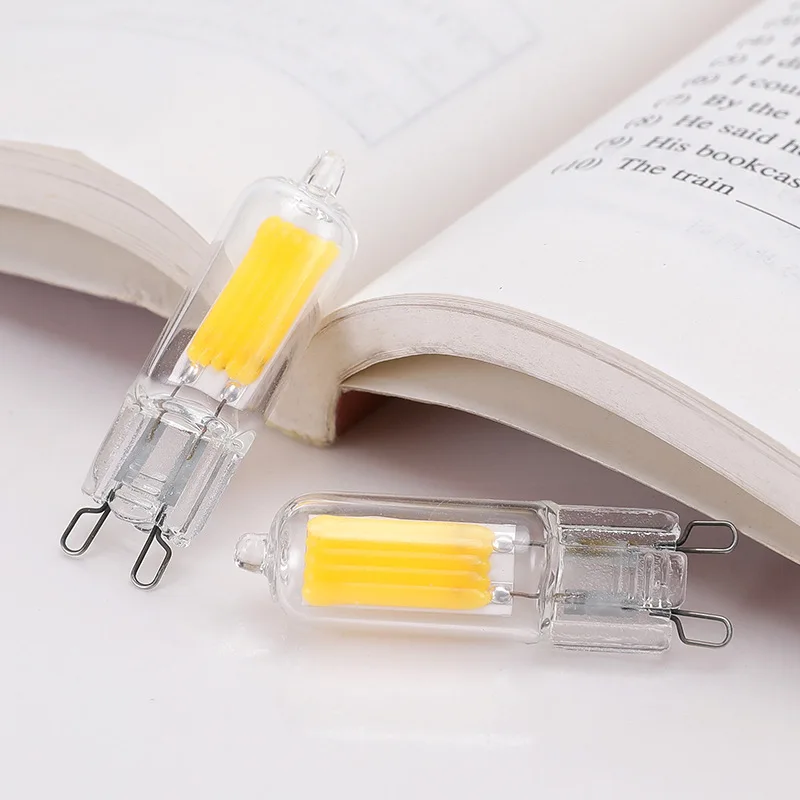 

Glass G9 LED Lamp 6W 9W 12W G9 COB LED Lighting Lights AC 110V 220V Ampoule G9 LED Bulb Lampada LED Bombillas Spotlight