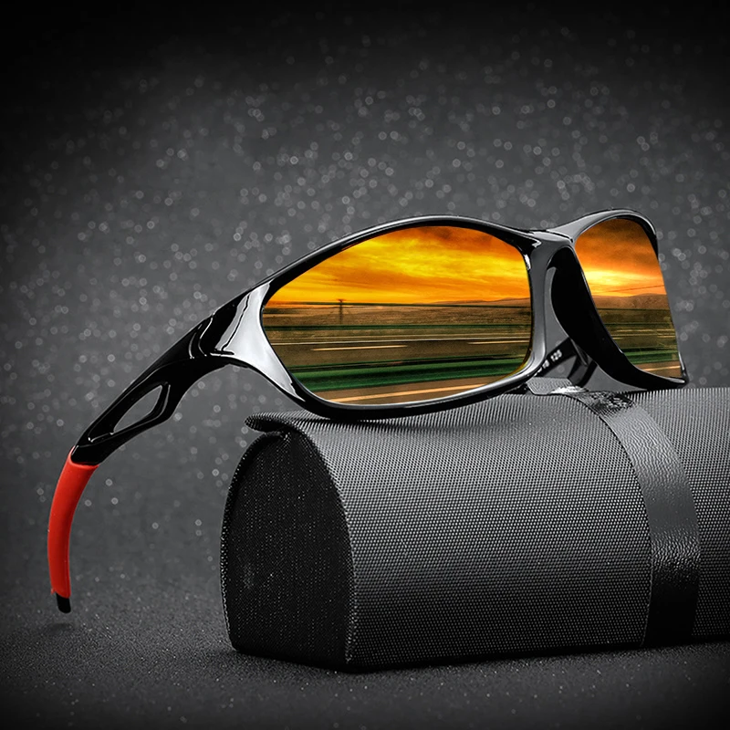 

2020 New Polarized Sunglasses Men Brand Designer Square Sports Sun Glasses for Men Driving Fishing Black Frame Goggle UV400