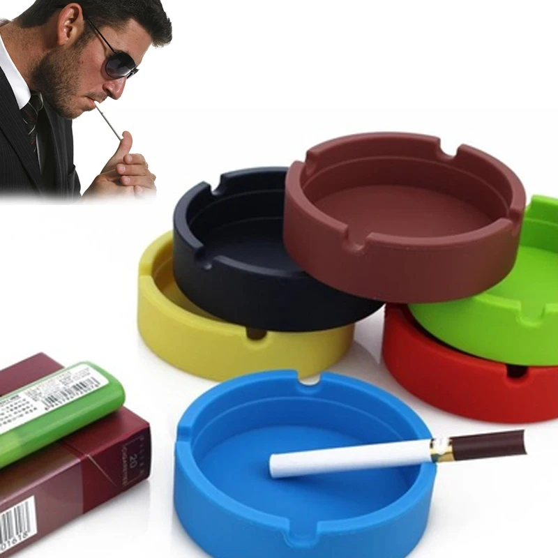 Пепельница для сигар Силиконовая Термостойкая небьющаяся пепельница Бездымная