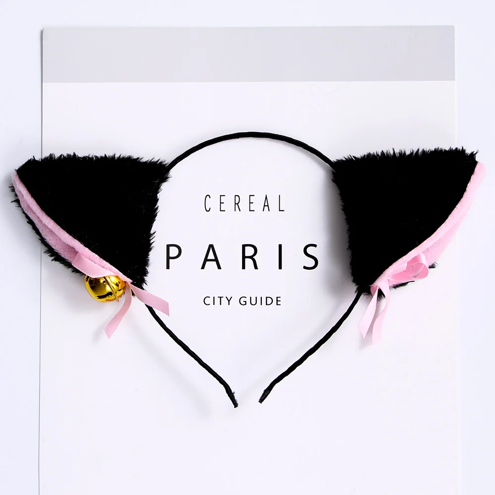 Модные вечерние украшения для ночного клуба ободки с кошачьими лисьими ушками