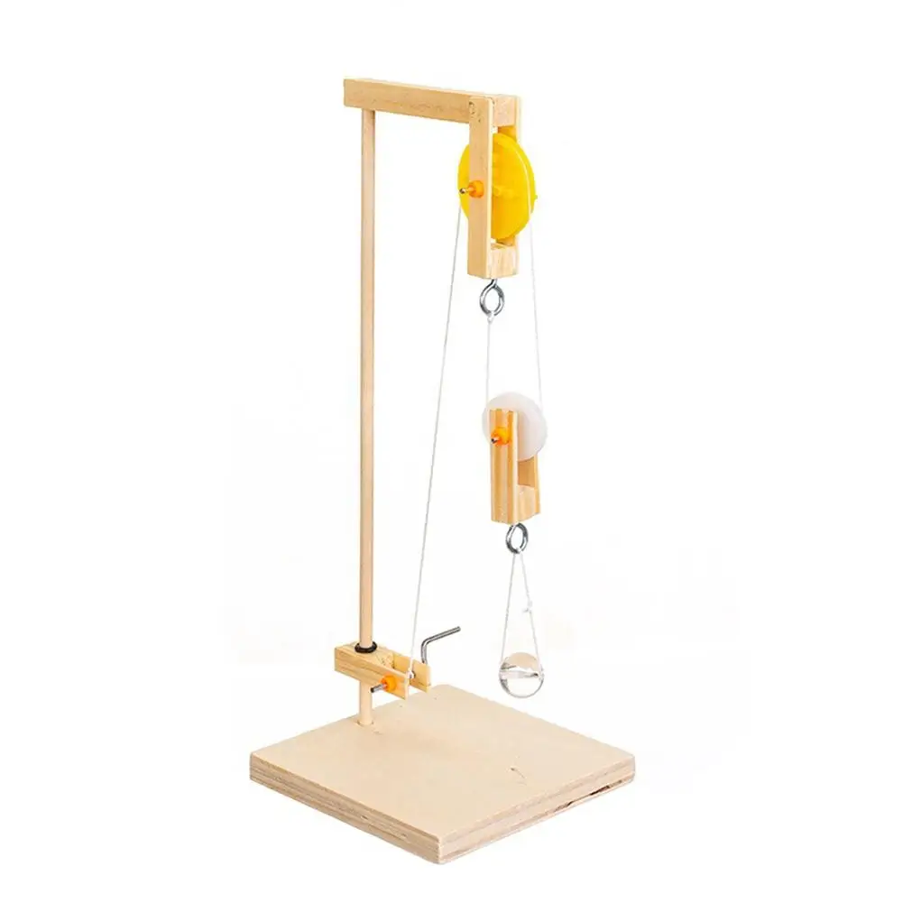 

Baby Kids DIY Science Experiment Model Building Kits Manual Crane Creative Toy Kids Early Learning Education Toys For Baby Gifts