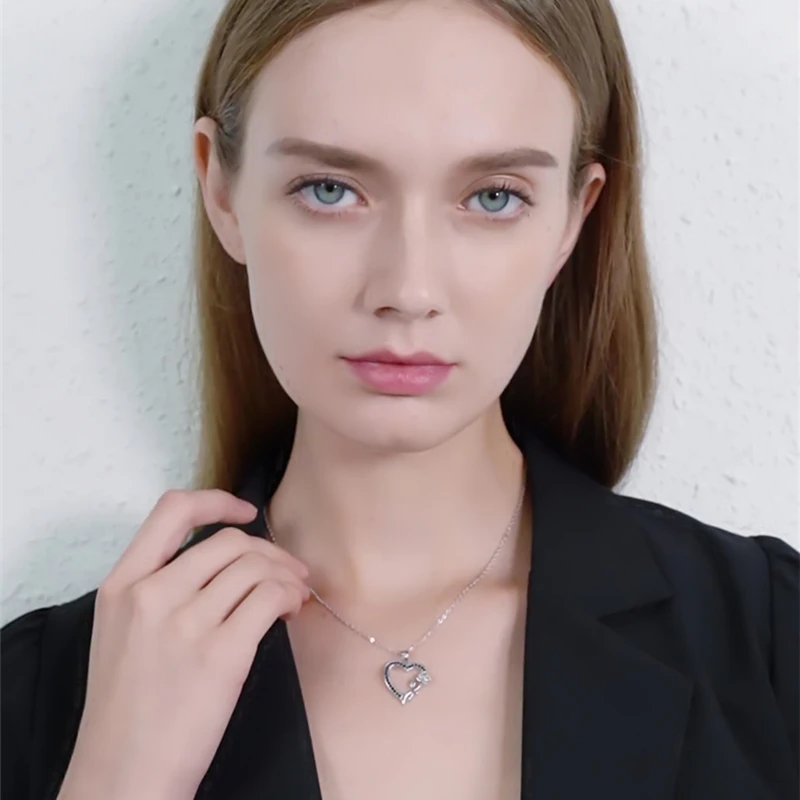 Женское колье с подвеской в виде цветка из серебра 2021 пробы|Подвески| |