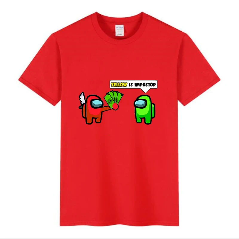 

New Game Tshirt Promotion Order Child Kids Summer Top Impostor Graphic Tees Boys Girls Funny Anime Tshirt Cute Children Clothing