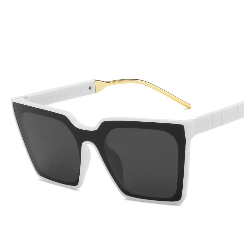 

Square Mirror Sunglasses Women Oversize Frame Black Lens Eyeglasses Fashion Female Sun Glasses Driving Outdoor Shades Eyewear