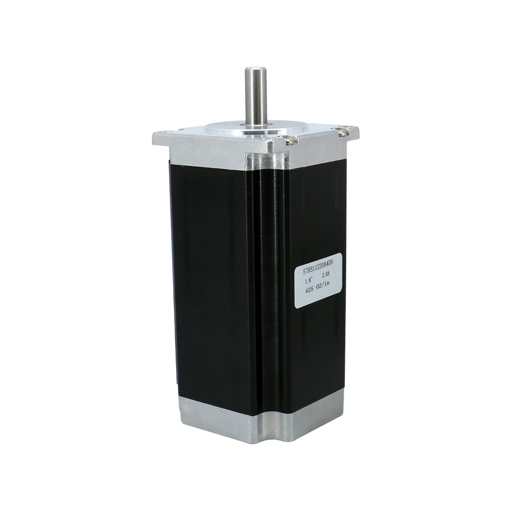 Шаговый двигатель 3A 57HS112-3004 / 4A 57HS112-4004 4.2A 57HS112-4204 Nema23 425ozin одновальный или