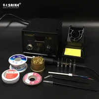 saike 937 soldering station digital display adjustable temperature with electric soldering iron 45w electricity soldering pen