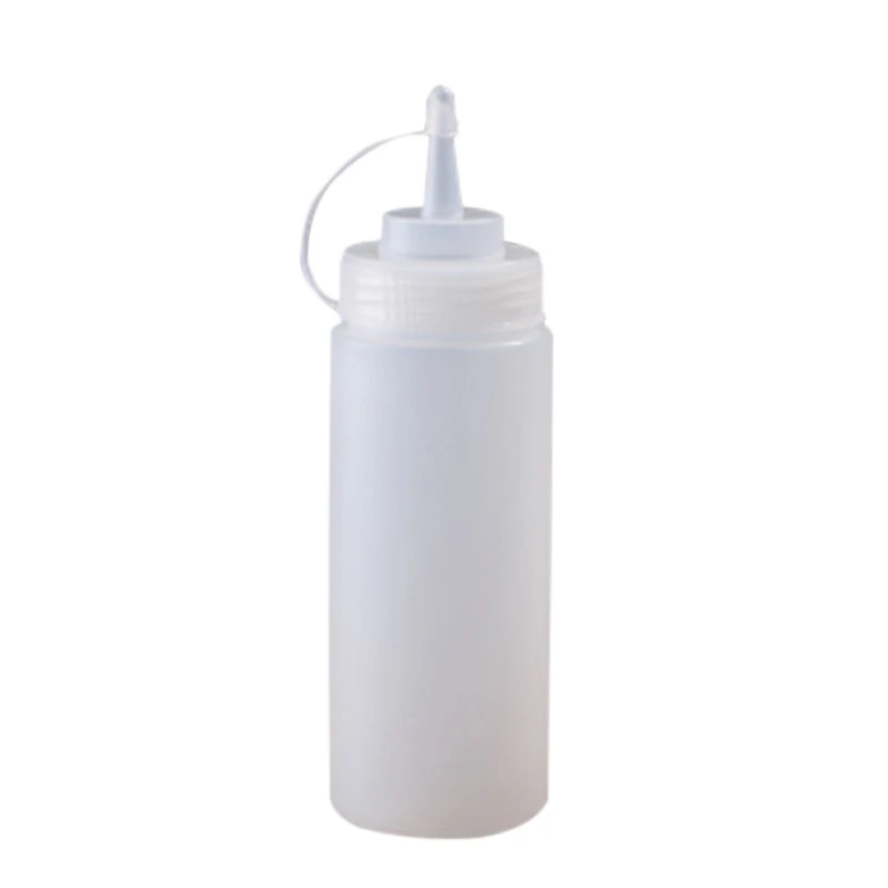 Kitchen Plastic Squeeze Bottle Condiment Dispenser For Sauce Vinegar Oil Ketchup Gravy Cruet Container Cooking Accessories - Цвет: 650ml