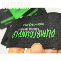 high density woven labels garment custom woven leader label custom clothing tag sewing tags clothes label tag