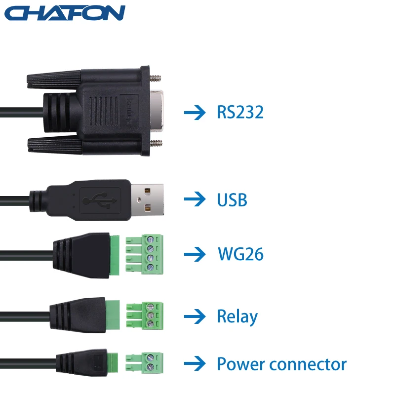 Chafon 5 метров rfid uhf считыватель ip66 водонепроницаемый 865 ~ 868mhz rs232 wg26 реле бесплатно SDK