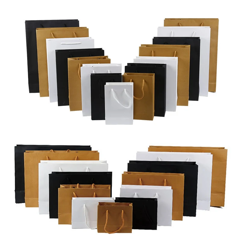 Экологически чистые сумки для покупок с ручками упаковки печенья вечерние