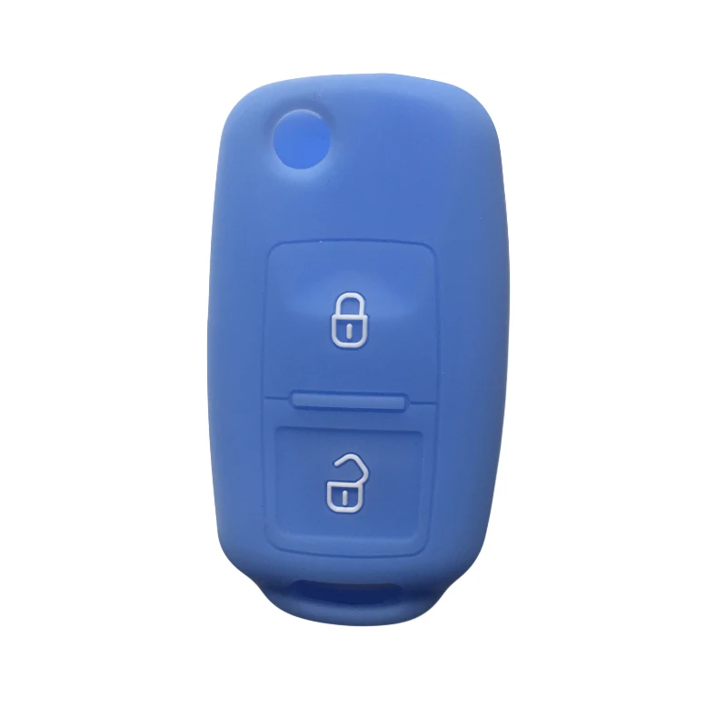2 Buttons Car Flip Key Case For VW Amarok Polo Golf Mk4 Mk5 Bora Jetta Seat Altea Alhambra Cover Ibiza T5 Passat | Автомобили и