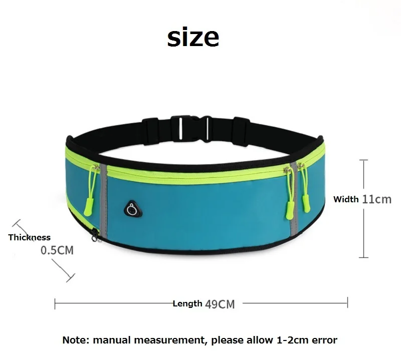 Водонепроницаемая Спортивная поясная сумка для мужчин и женщин поясной кошелек