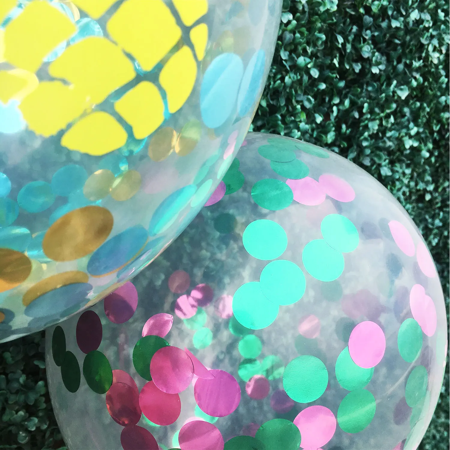 5 шт красочные фламинго кактус ананас конфетти воздушные шары тропический стиль