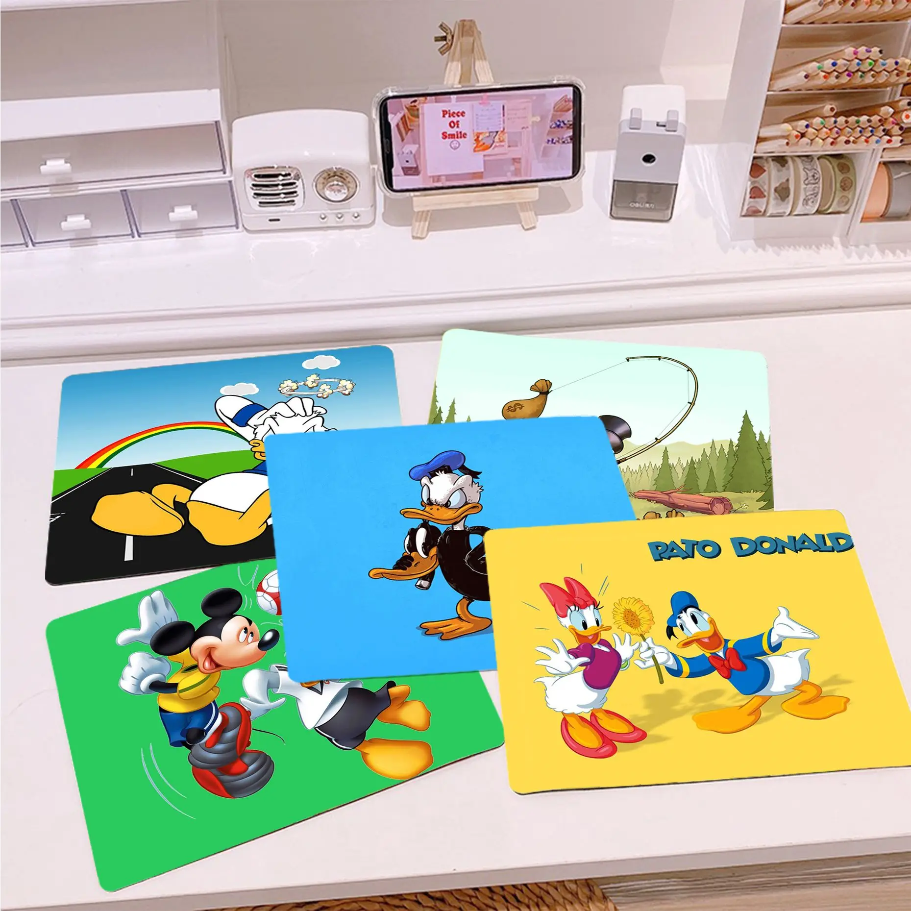 

Disney Donald Duck DIY Design Pattern Game mousepad Rubber PC Computer Gaming mouse pad