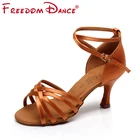 Женские туфли для латиноамериканских танцев BD 211, популярные туфли для бальных танцев сальсы, мягкая подошва, босоножки для темного загара на выбор