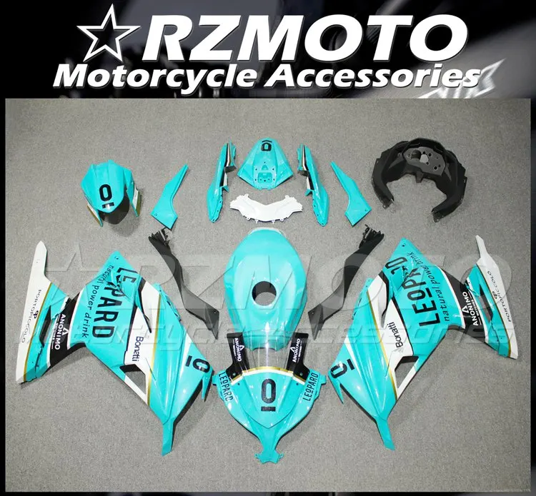 

Набор обтекателей для мотоцикла из АБС-пластика для Kawasaki Ninja 300 EX300 2013 2014 2015 2016 2017 2018 небесно-голубого цвета