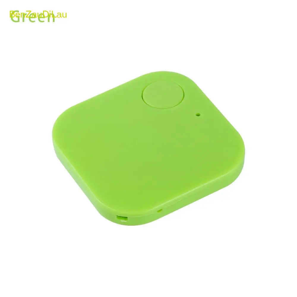 green Автомобильный мини Bluetooth gps трекер для детей, домашних животных, бумажник, ключи, сигнализация, локатор, устройство поиска в реальном времени, смарт-трекеры, аксессуары - Цвет: green
