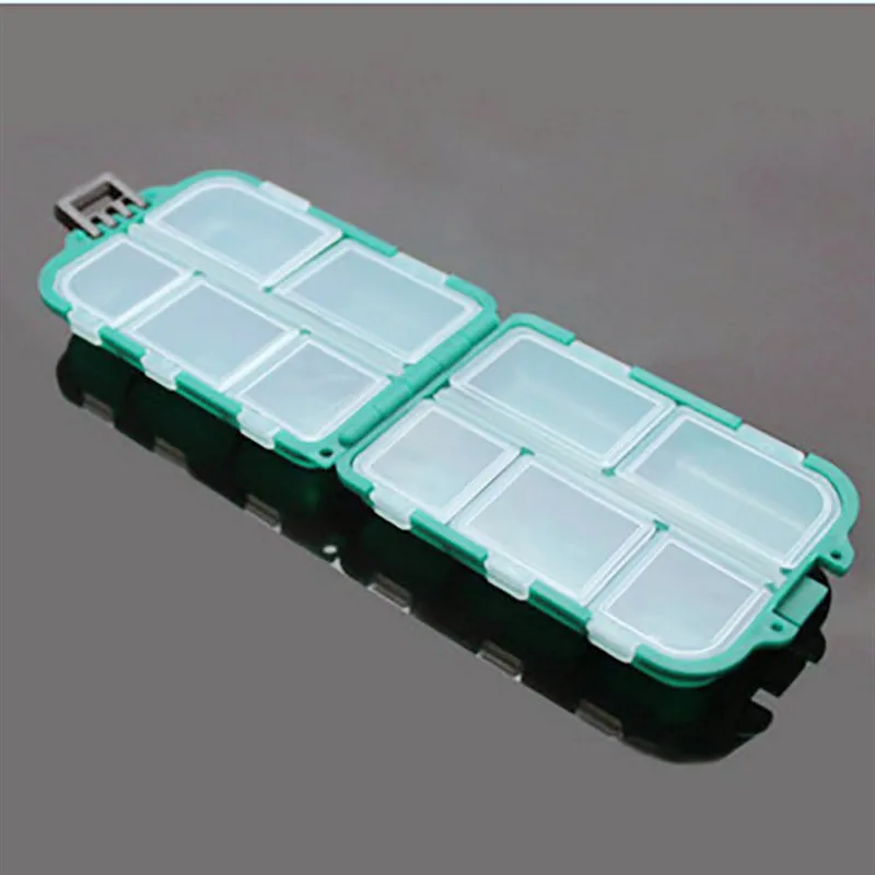 Дорожный Удобный Медицинский контейнер для таблеток органайзер с 10 ячейками