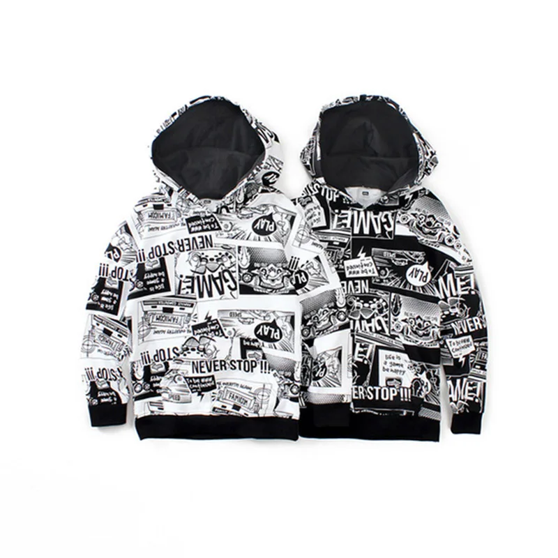 Толстовки для маленьких мальчиков размера плюс Осень зима 2020 пуловер с длинными